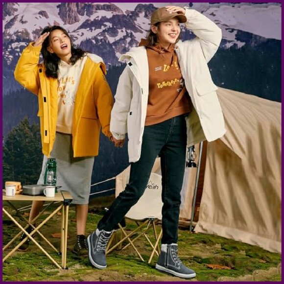 Women's Winter Snow Boots Waterproof Fur Lined Ankle Booties Non Slip Platform - Picture 3 of 8